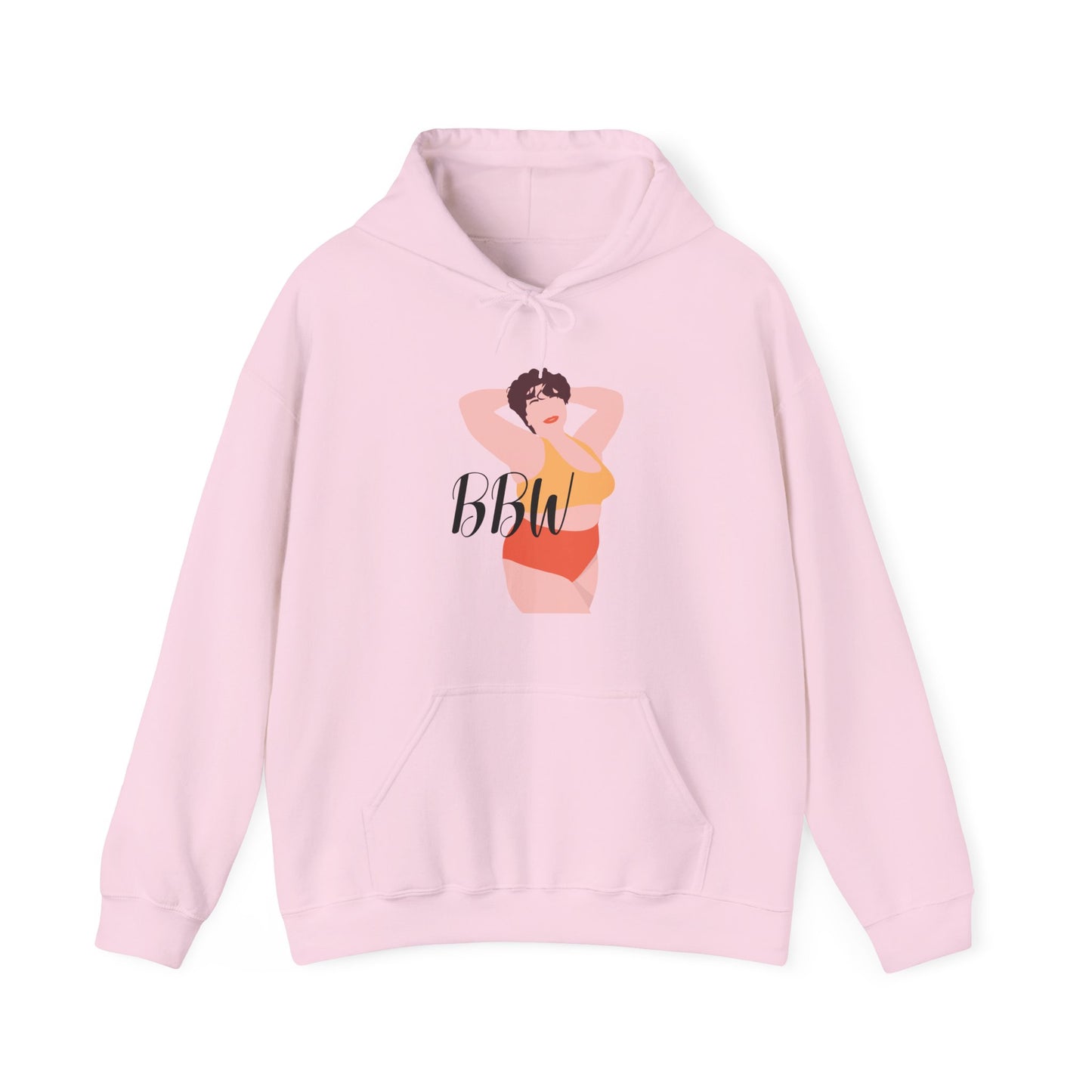 BBW Unisex Heavy Blend™ Hooded Sweatshirt Thick Big Back Plus Size Hoodie Pullover Sweater
