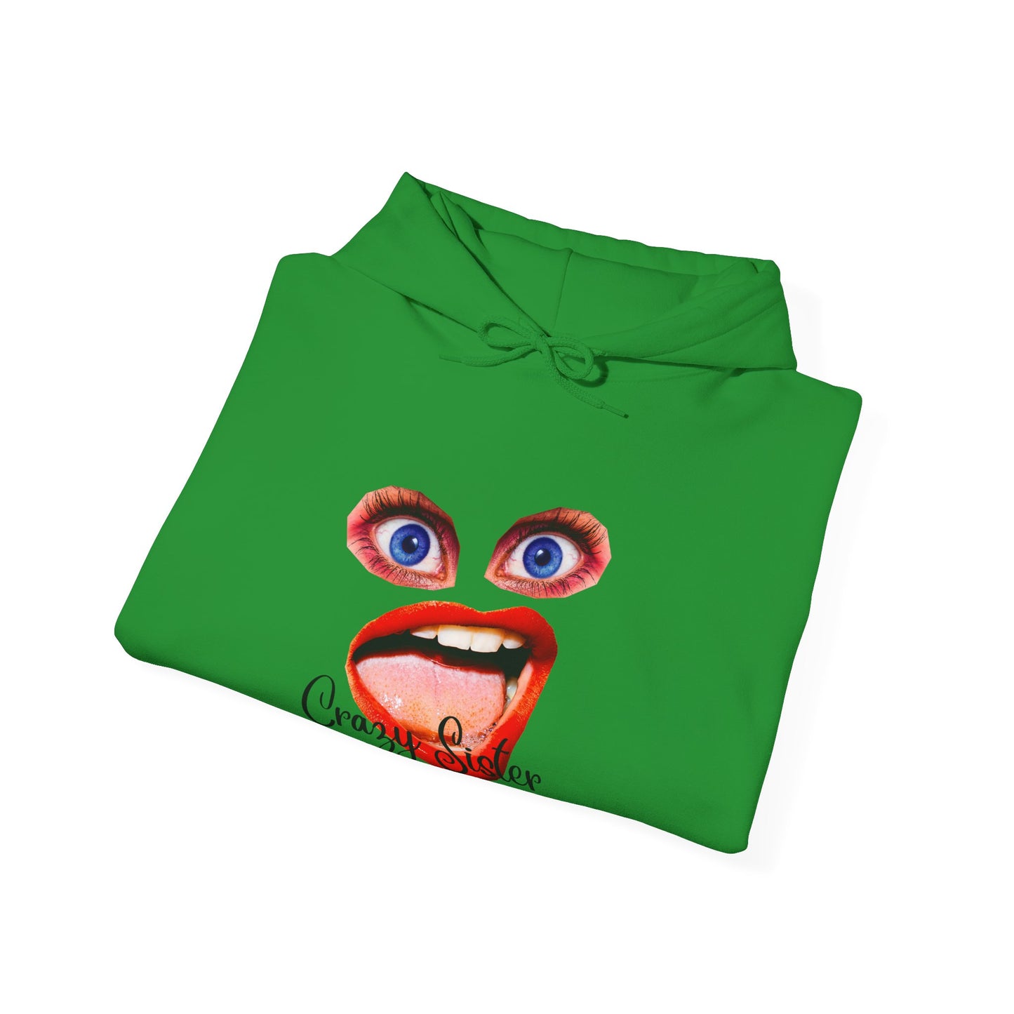 Crazy Sister Unisex Heavy Blend Hooded Sweatshirt Sibling Shirt