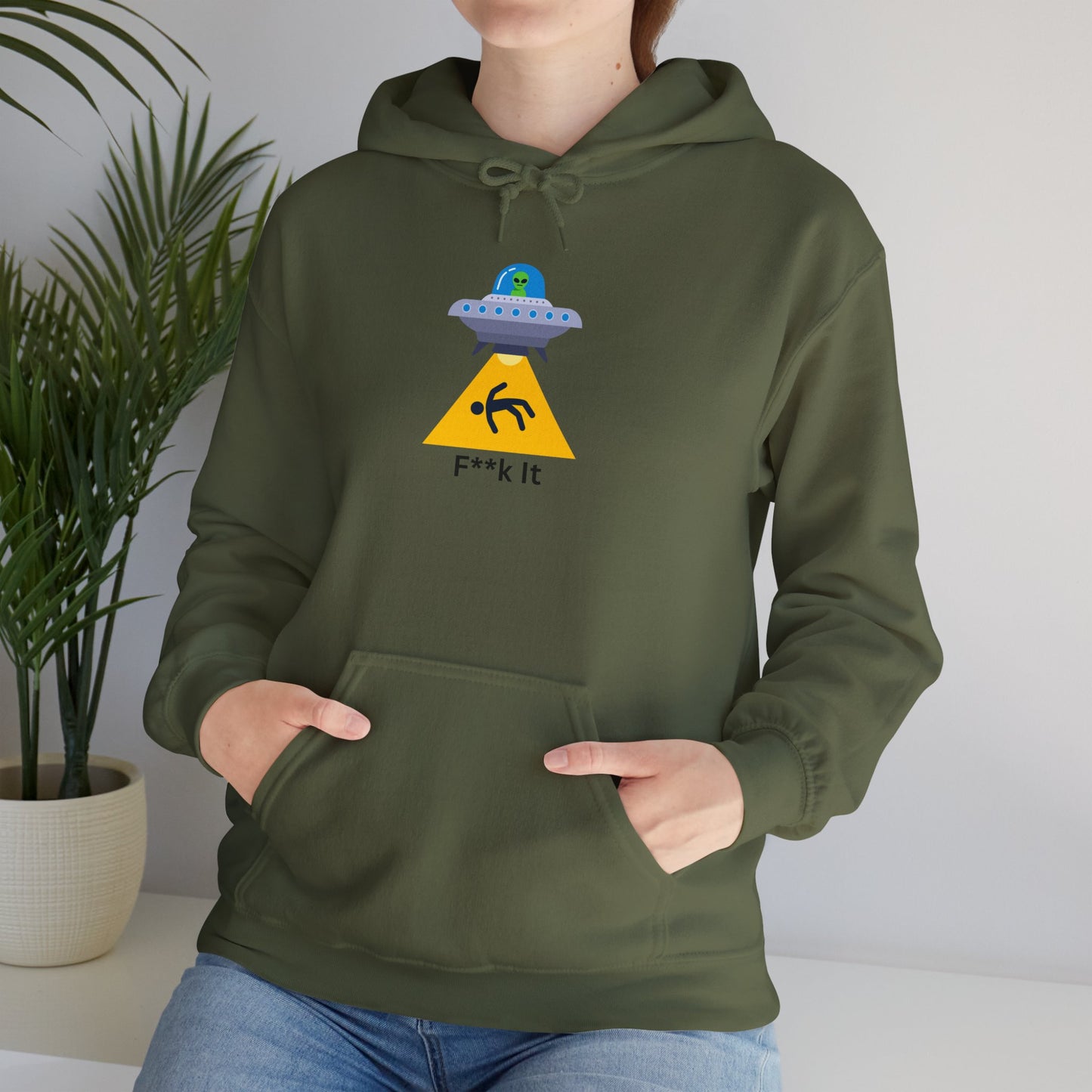 Alien Hoodie Sweater Hooded Sweatshirt Unisex Heavy Blend Pullover