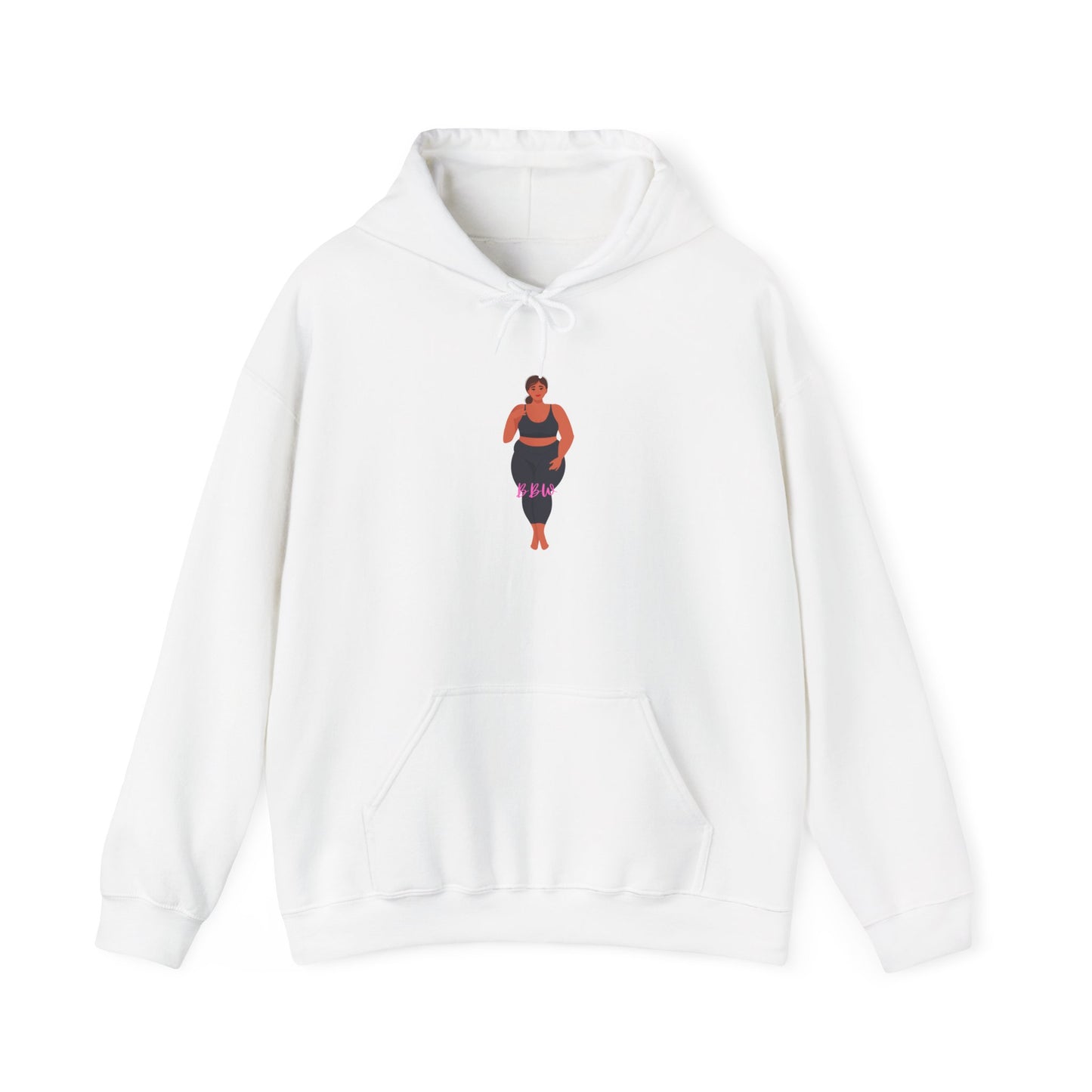 BBW Hoodie Unisex Heavy Blend Hooded Sweatshirt Plus Size Sweater Pullover