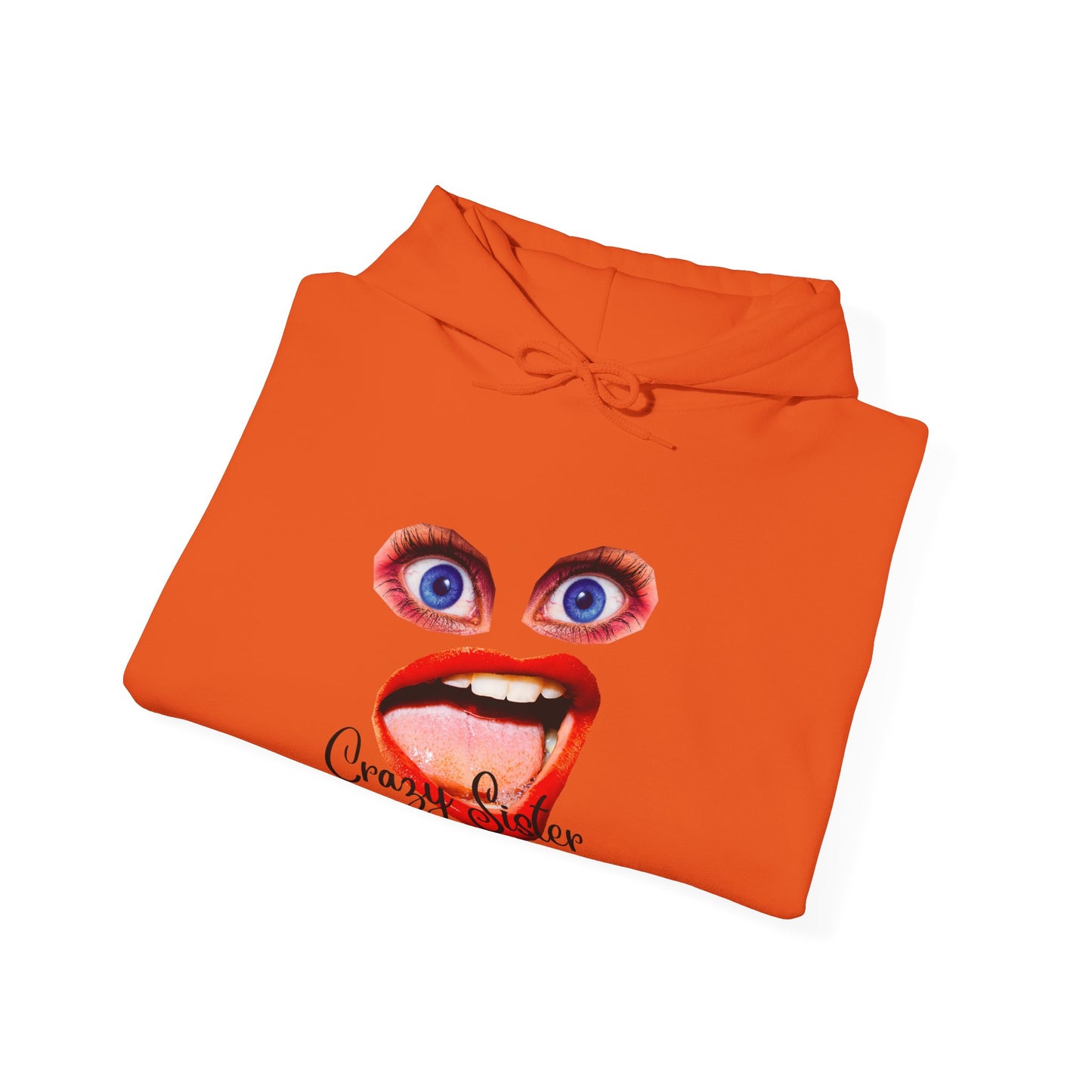 Crazy Sister Unisex Heavy Blend Hooded Sweatshirt Sibling Shirt