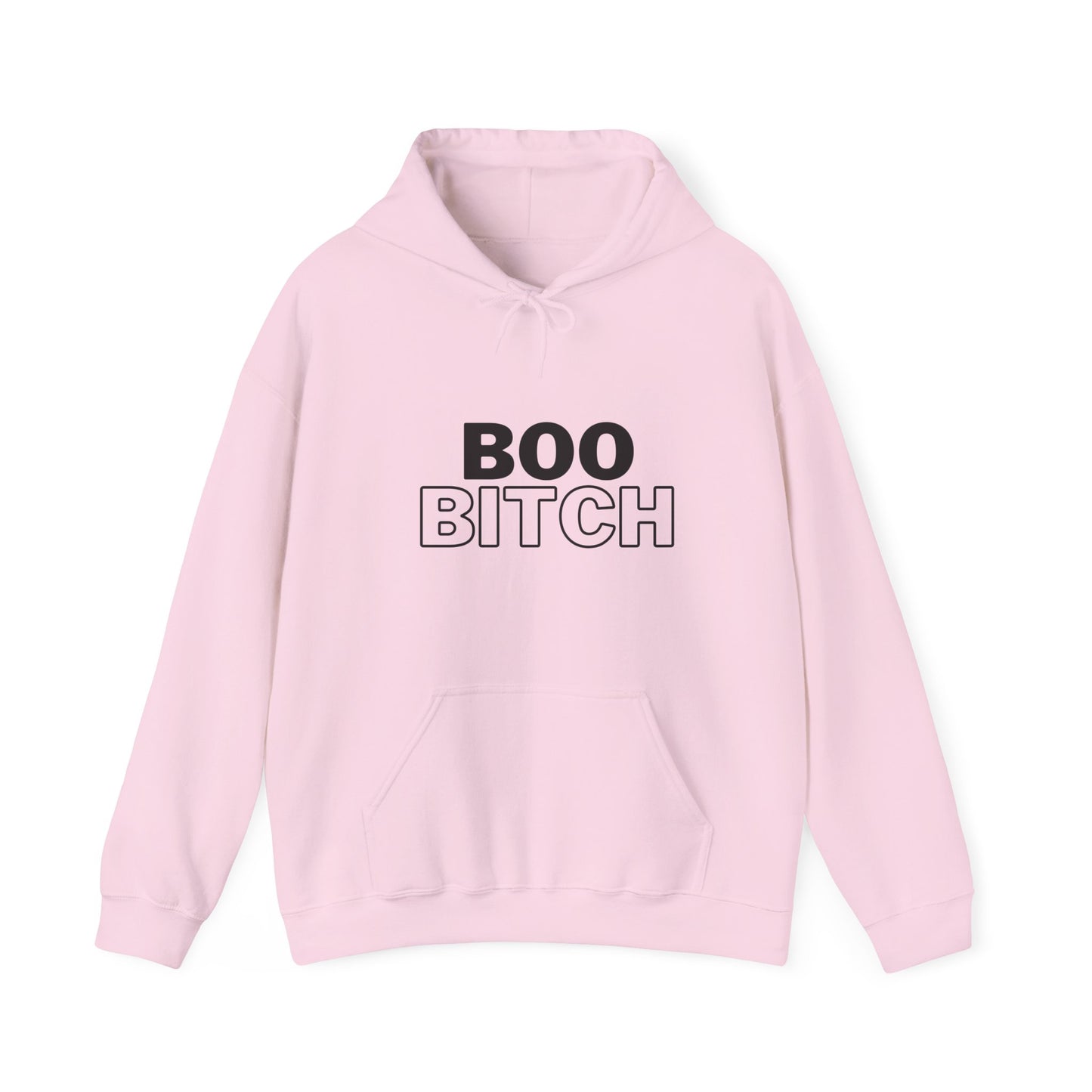 Boo Bitch Unisex Heavy Blend™ Hooded Sweatshirt Halloween Spooky Season Fall Ghost