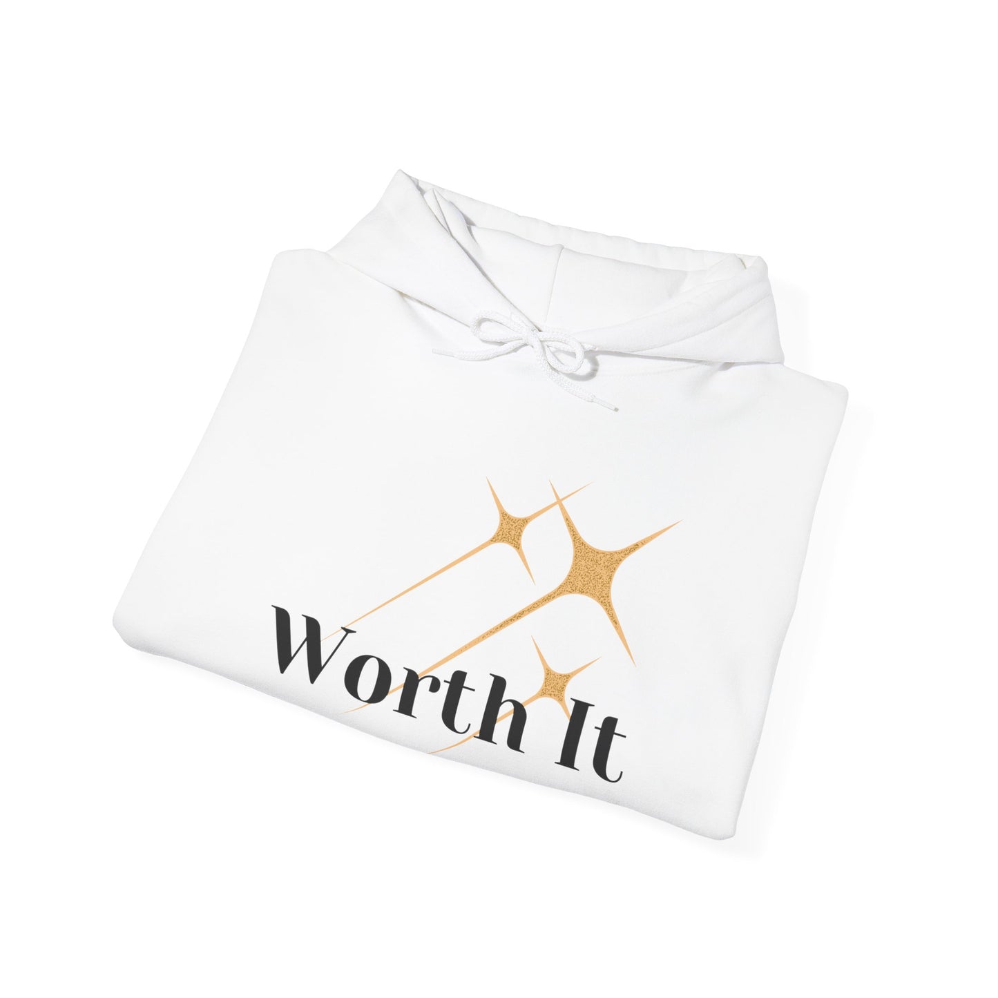 Worth It Unisex Heavy Blend™ Hooded Sweatshirt Self Love Confident Self Confidence Baddie Catch Siren
