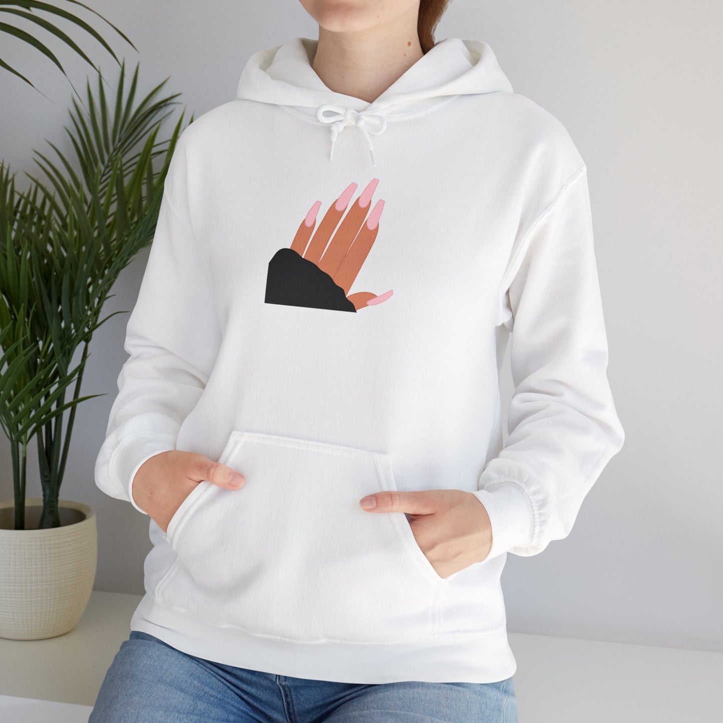 Chic Nail Art Unisex Hoodie - Cozy Sweatshirt Pullover Sweater