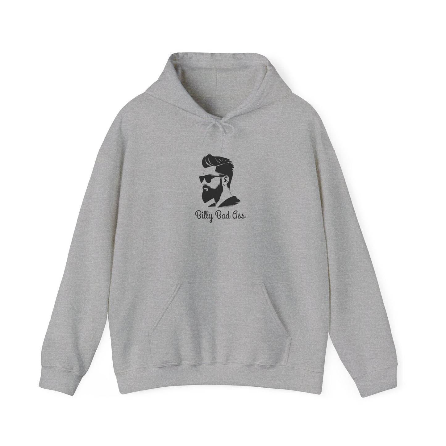 Billy Bad Ass Hoodie Unisex Heavy Blend™ Hooded Sweatshirt Tough Guy Macho Man Strong Man Pullover Sweater Pullover Sweater