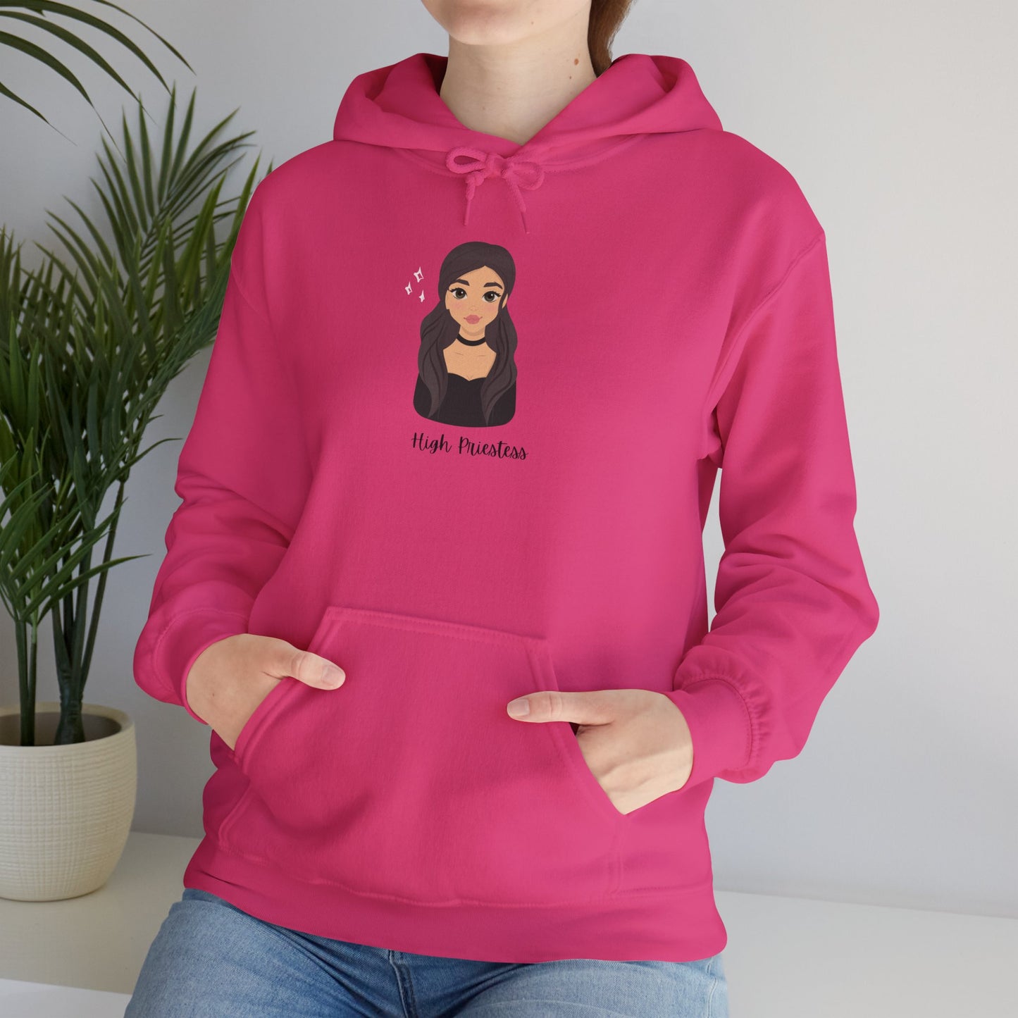 High Priestess Unisex Heavy Blend Hooded Sweatshirt Sweater Pullover Hoodie
