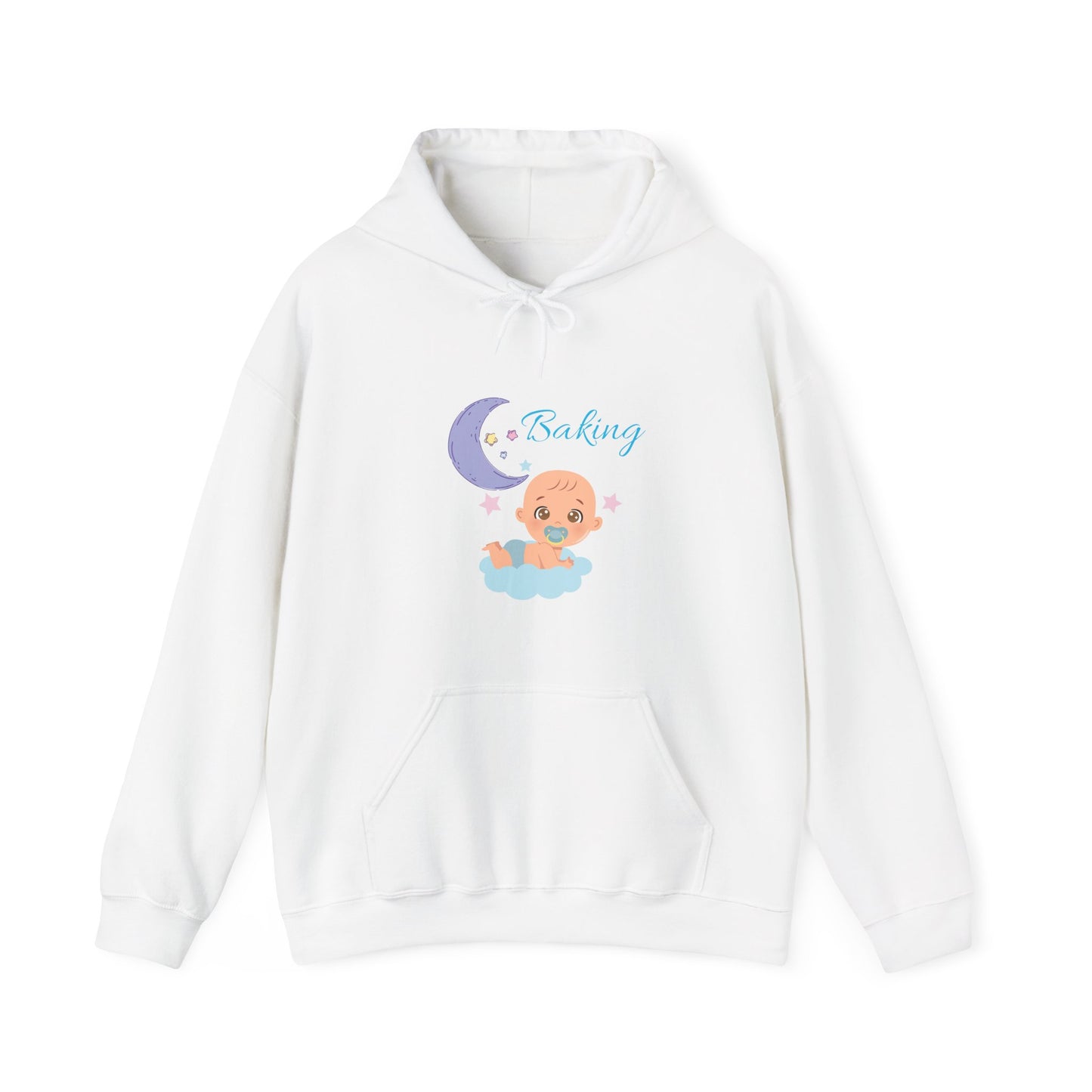 Baking Unisex Heavy Blend Hooded Sweatshirt Pregnancy Pullover Sweater Pregnancy Announcement Baby Bump