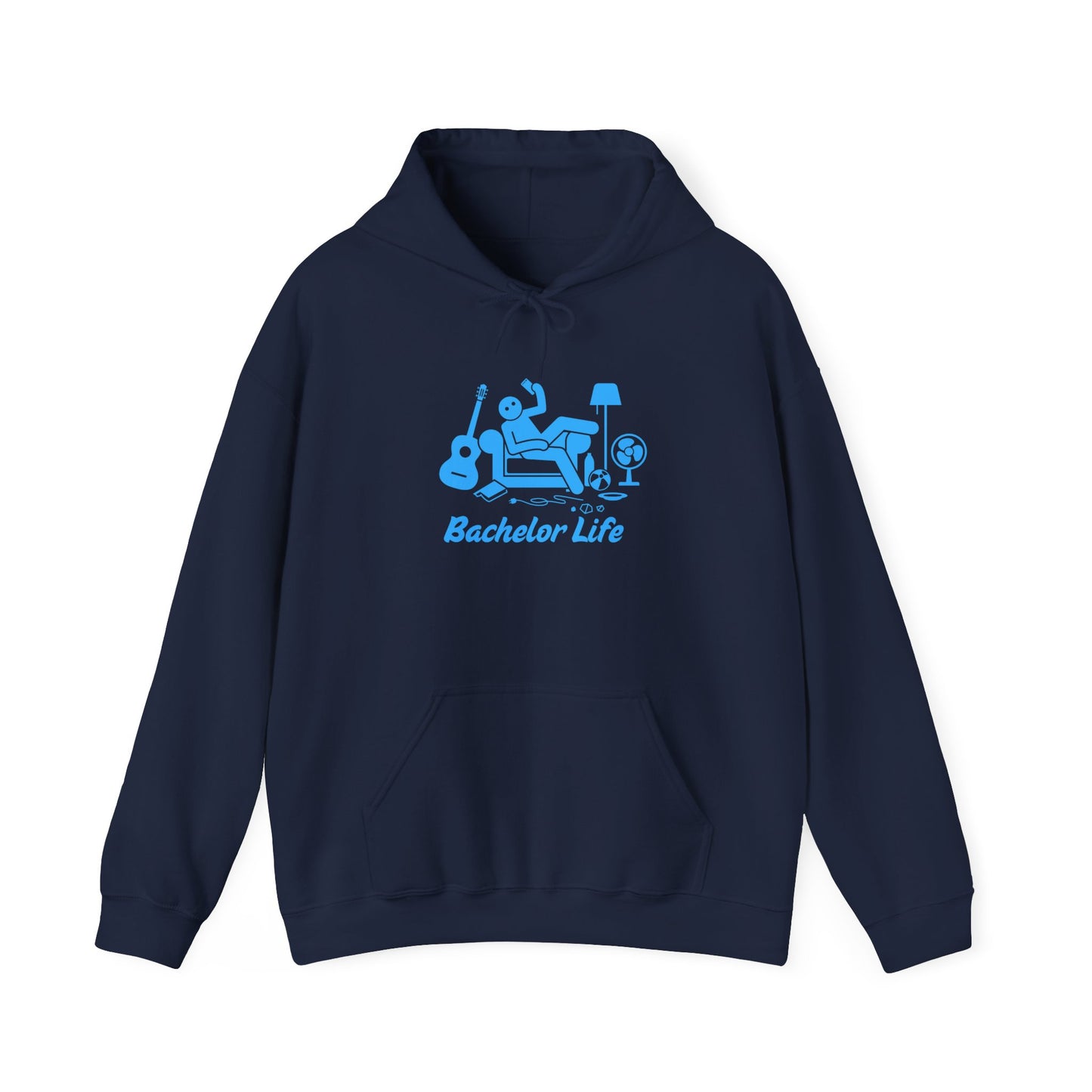 Bachelor Life Hoodie Sweater Pullover Single Man Hooded Sweatshirt Comfy Unisex Sweatshirt