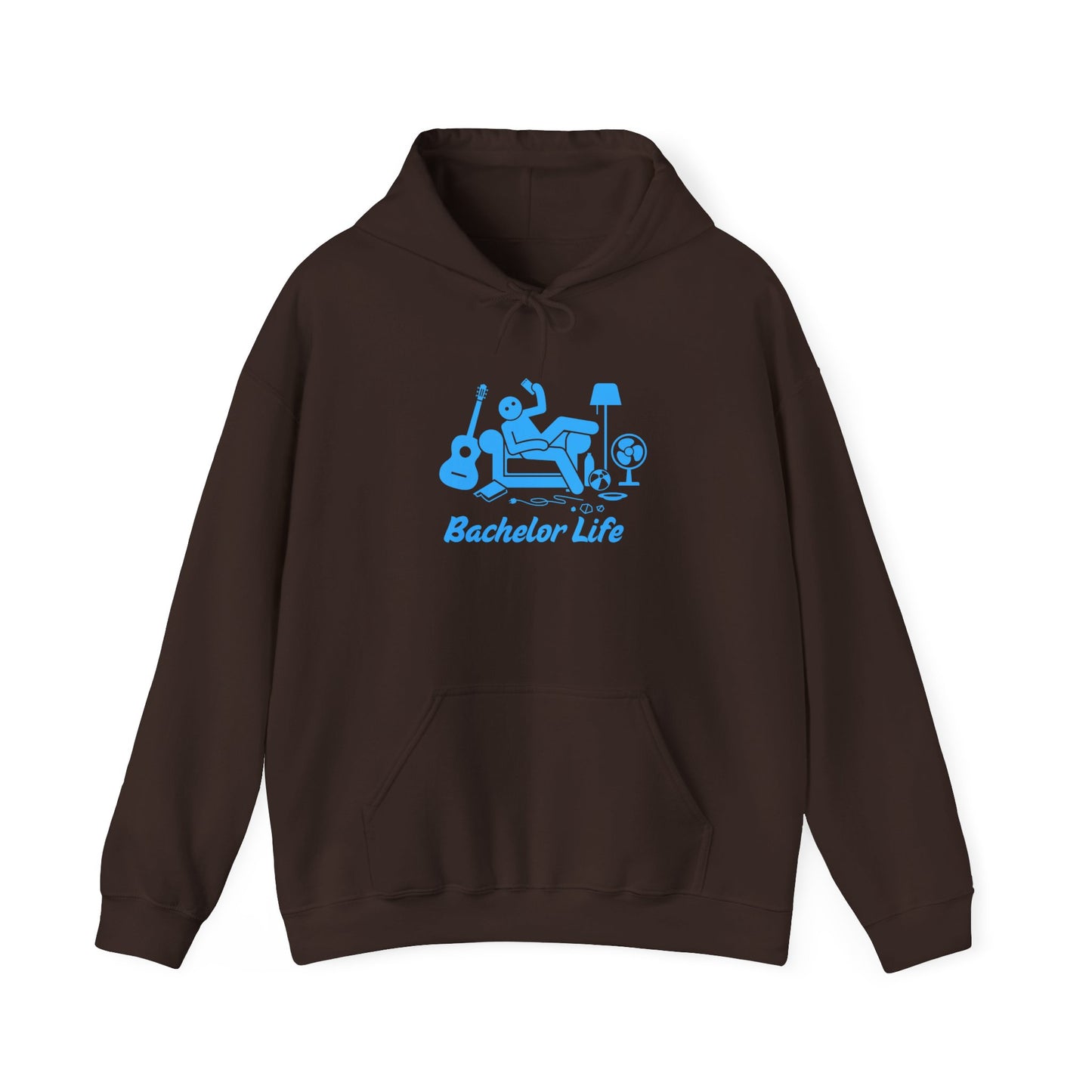 Bachelor Life Hoodie Sweater Pullover Single Man Hooded Sweatshirt Comfy Unisex Sweatshirt