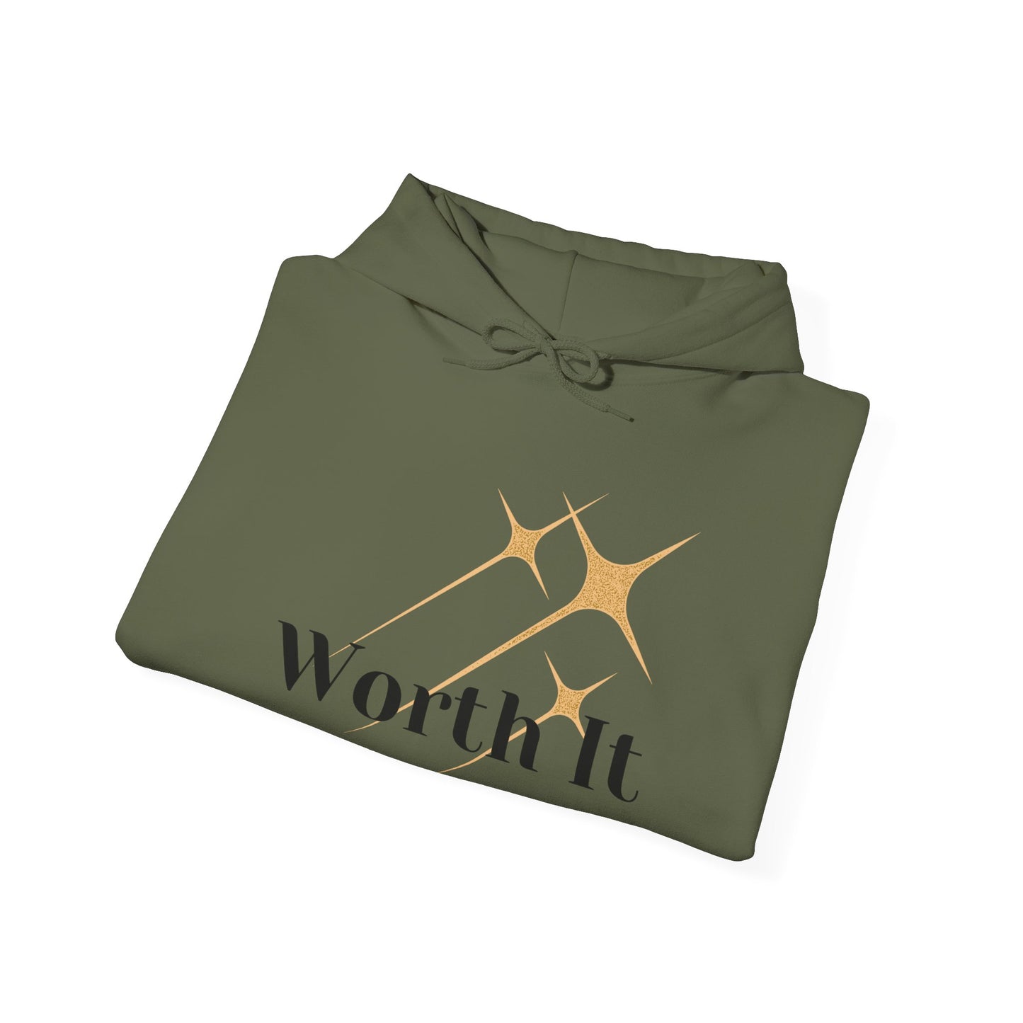 Worth It Unisex Heavy Blend™ Hooded Sweatshirt Self Love Confident Self Confidence Baddie Catch Siren