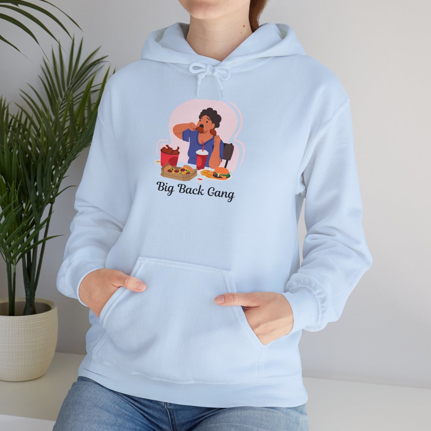 Plus Size Gang Unisex Hoodie Comfortable Casual Sweatshirt Pullover Sweater