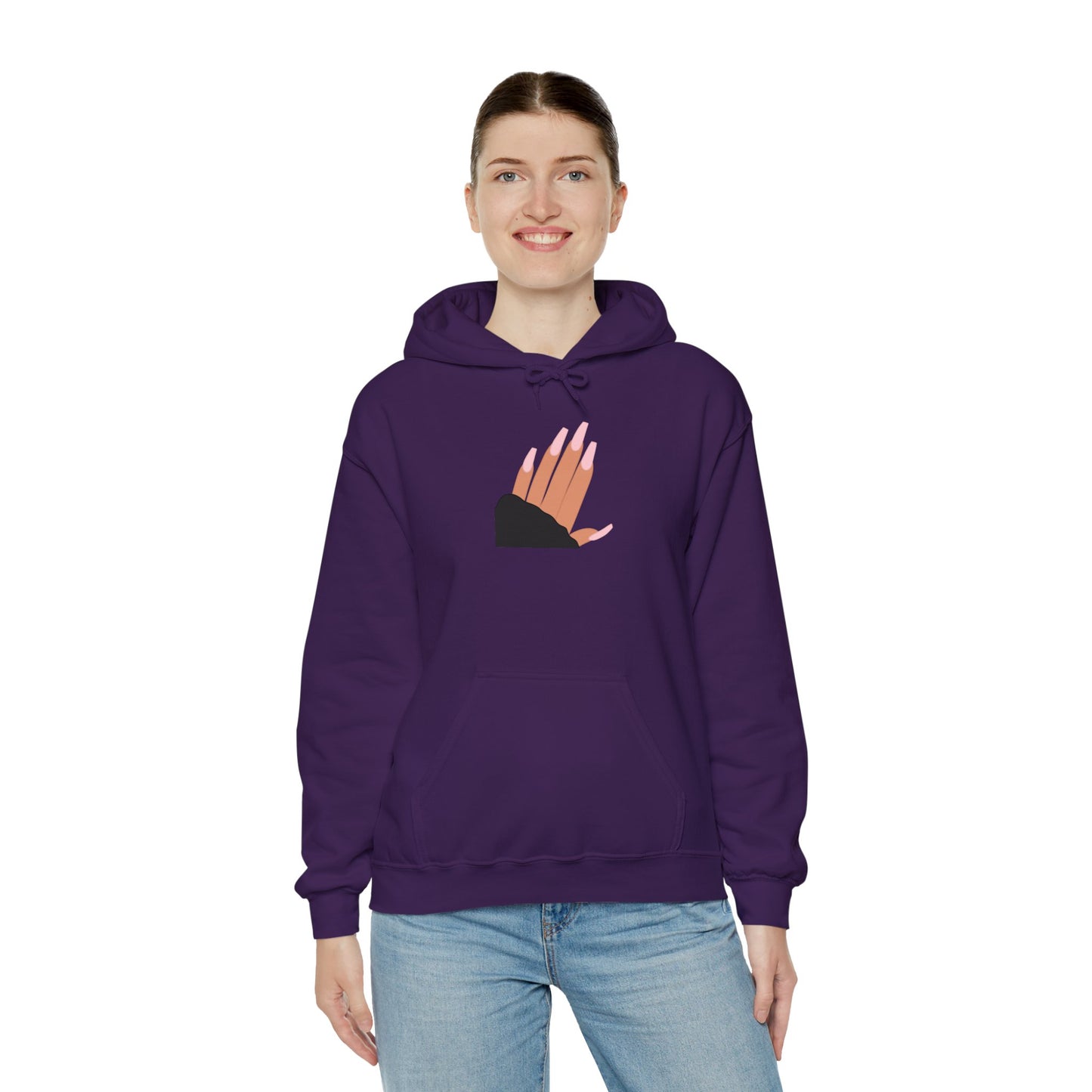 Chic Nail Art Unisex Hoodie - Cozy Sweatshirt Pullover Sweater