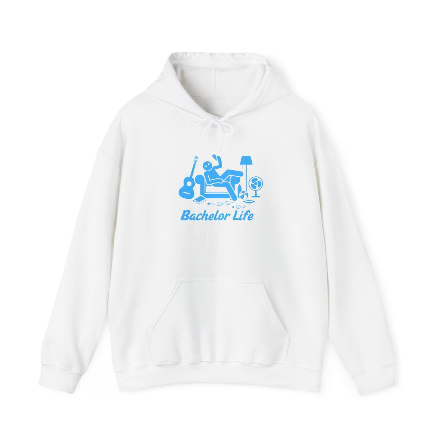 Bachelor Life Hoodie Sweater Pullover Single Man Hooded Sweatshirt Comfy Unisex Sweatshirt