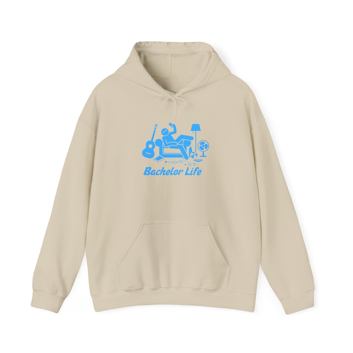 Bachelor Life Hoodie Sweater Pullover Single Man Hooded Sweatshirt Comfy Unisex Sweatshirt