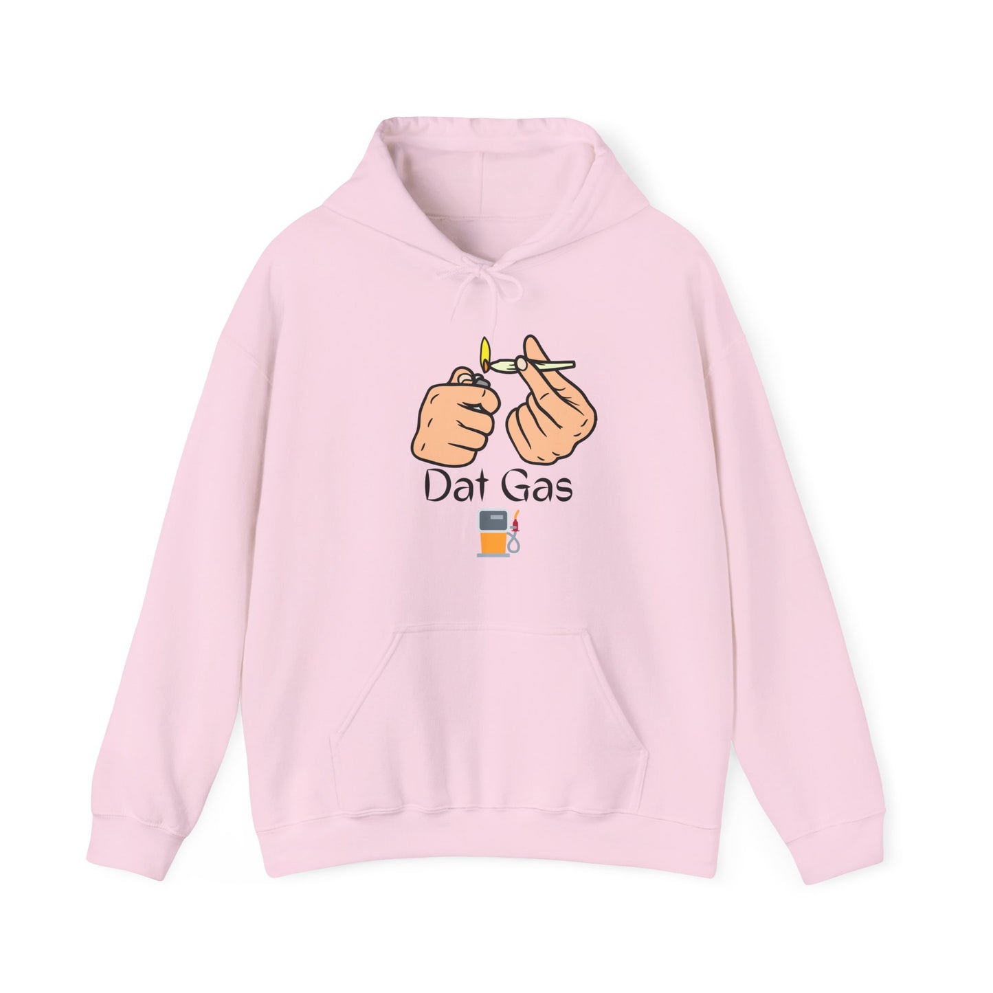 Dat Gas Unisex Heavy Blend Hooded Sweatshirt Smoking Marijuana Pullover Sweater Hoodie