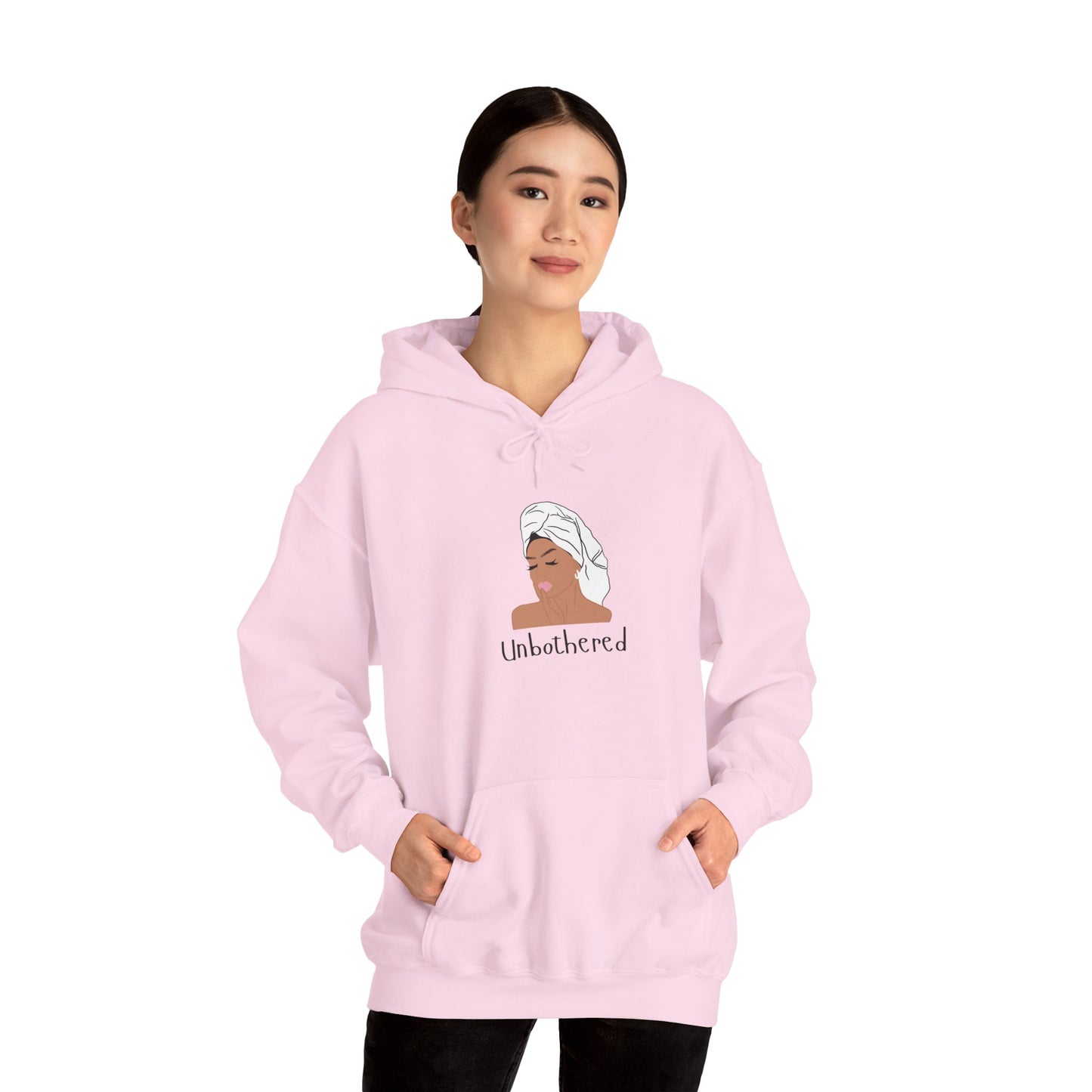 Unbothered Sweater Pullover Unisex Heavy Blend Hooded Sweatshirt Graphic Cozy Hoodie