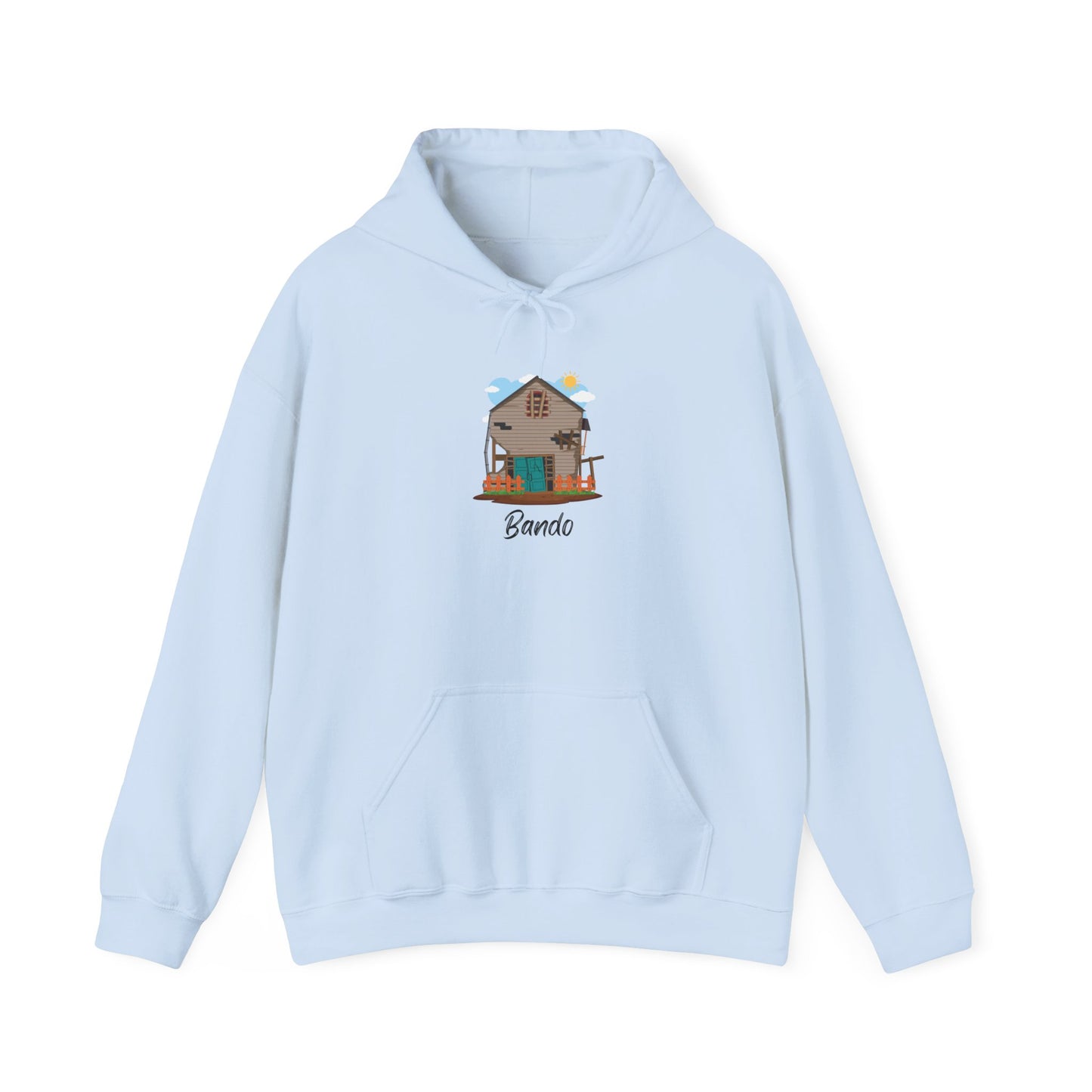 Bando Hoodie Pullover Unisex Heavy Blend™ Hooded Sweatshirt Abandoned House Streets Hip Hop Pullover Sweater Hoodie