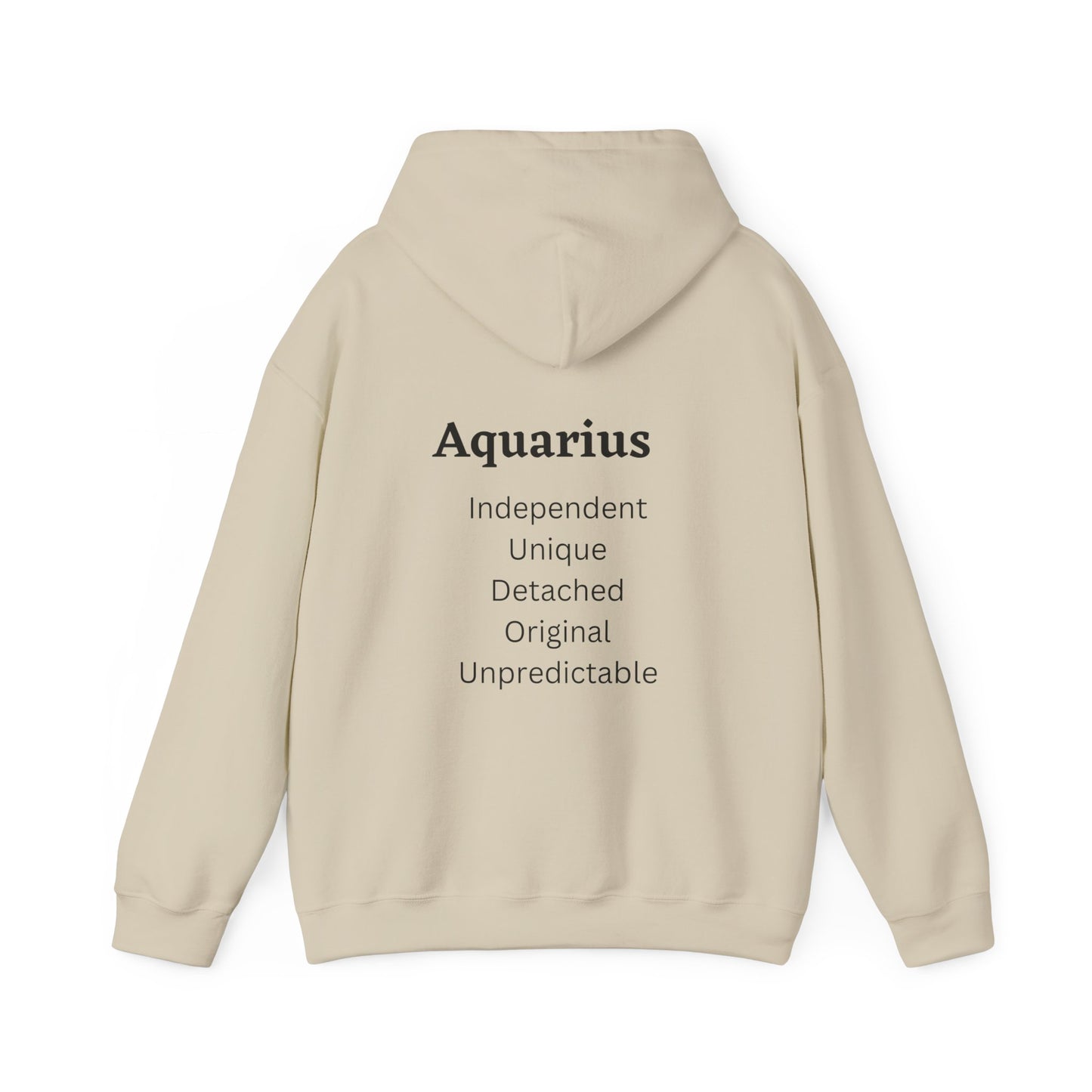 Aquarius Zodiac Astrology With Traits Unisex Heavy Blend Hooded Sweatshirt Zodiac Shirt Astrology Shirt Pullover Hoodie