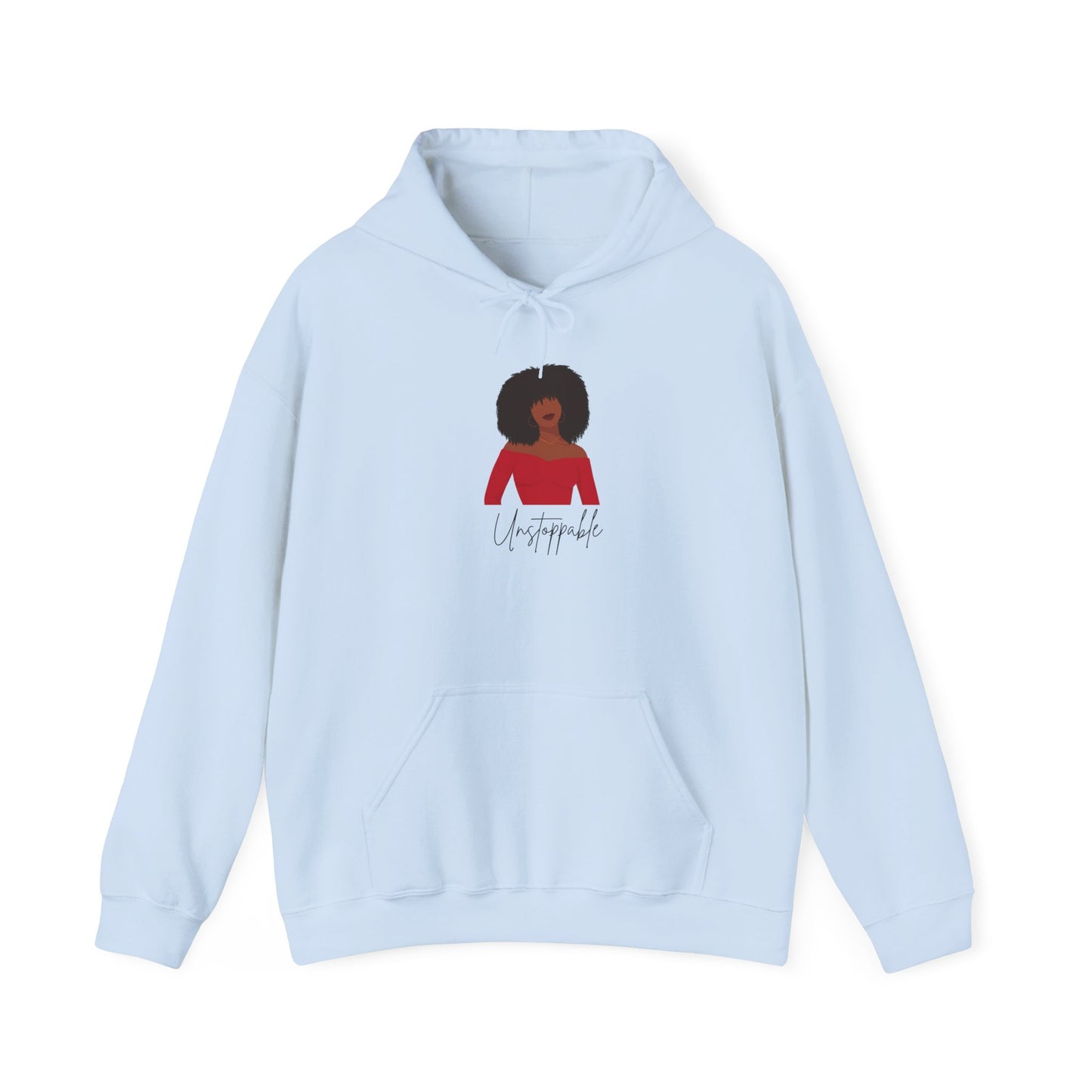 Unstoppable Sweater Pullover Empowering Unisex Heavy Blend™ Hoodie - 'Unstoppable' Design for Everyday Comfort