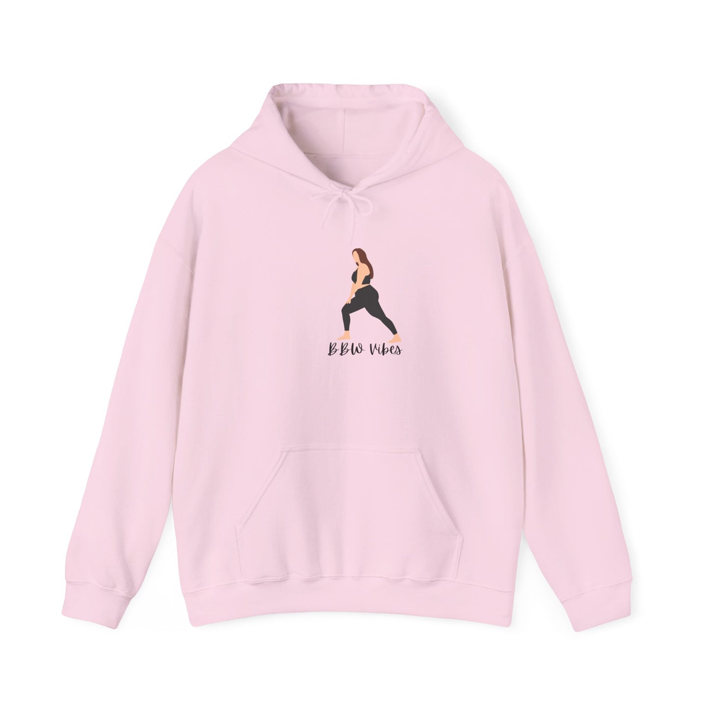 BBW Vibes Unisex Heavy Blend™ Hooded Sweatshirt Hoodie Plus Size Woman Big Back Heavy Set Full Figured Pullover Sweater