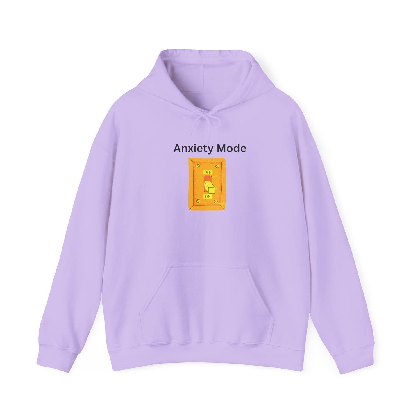 Anxiety Mode Hoodie Unisex Pullover Hooded Sweatshirt Pullover Sweater