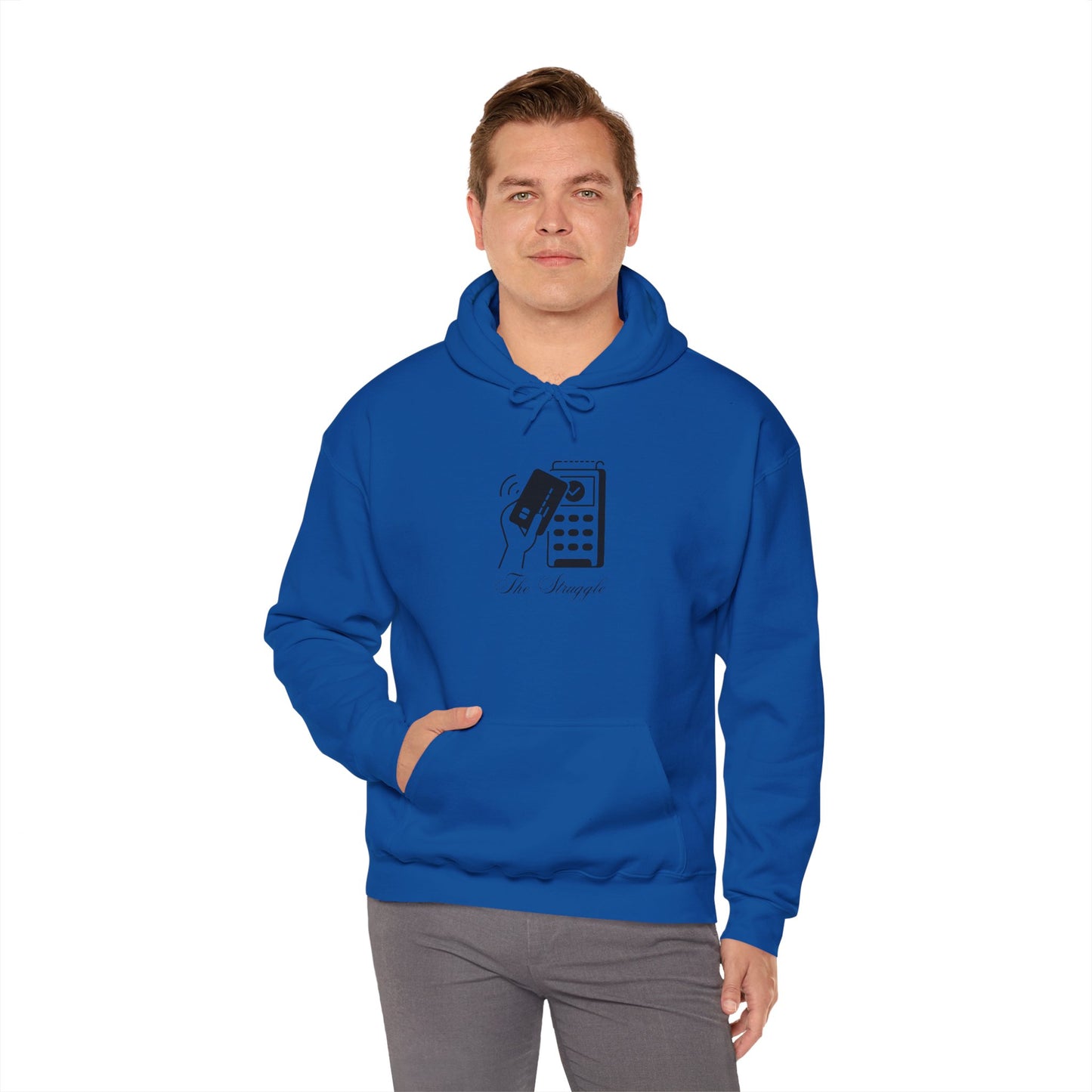 The Struggle Unisex Heavy Blend™ Hooded Sweatshirt Pullover Broke Need Money Sweater Hoodie