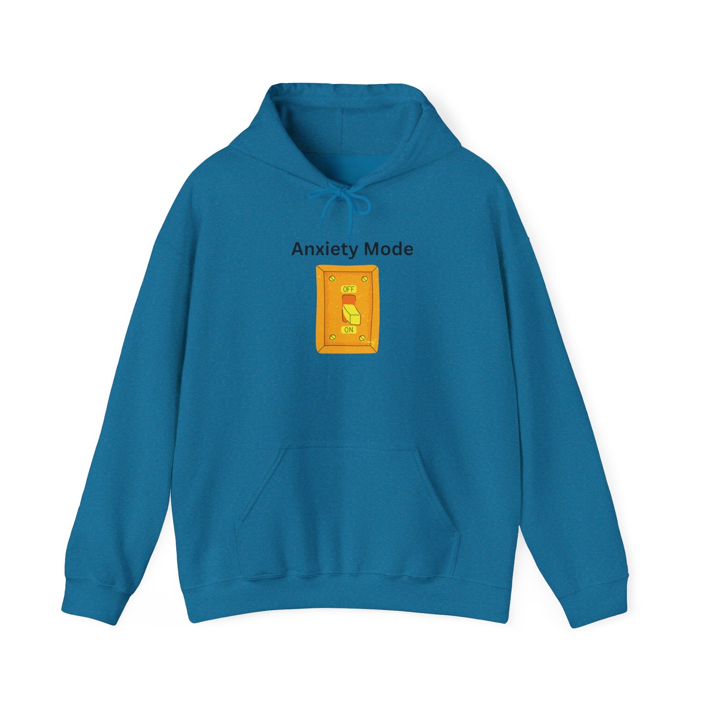 Anxiety Mode Hoodie Unisex Pullover Hooded Sweatshirt Pullover Sweater