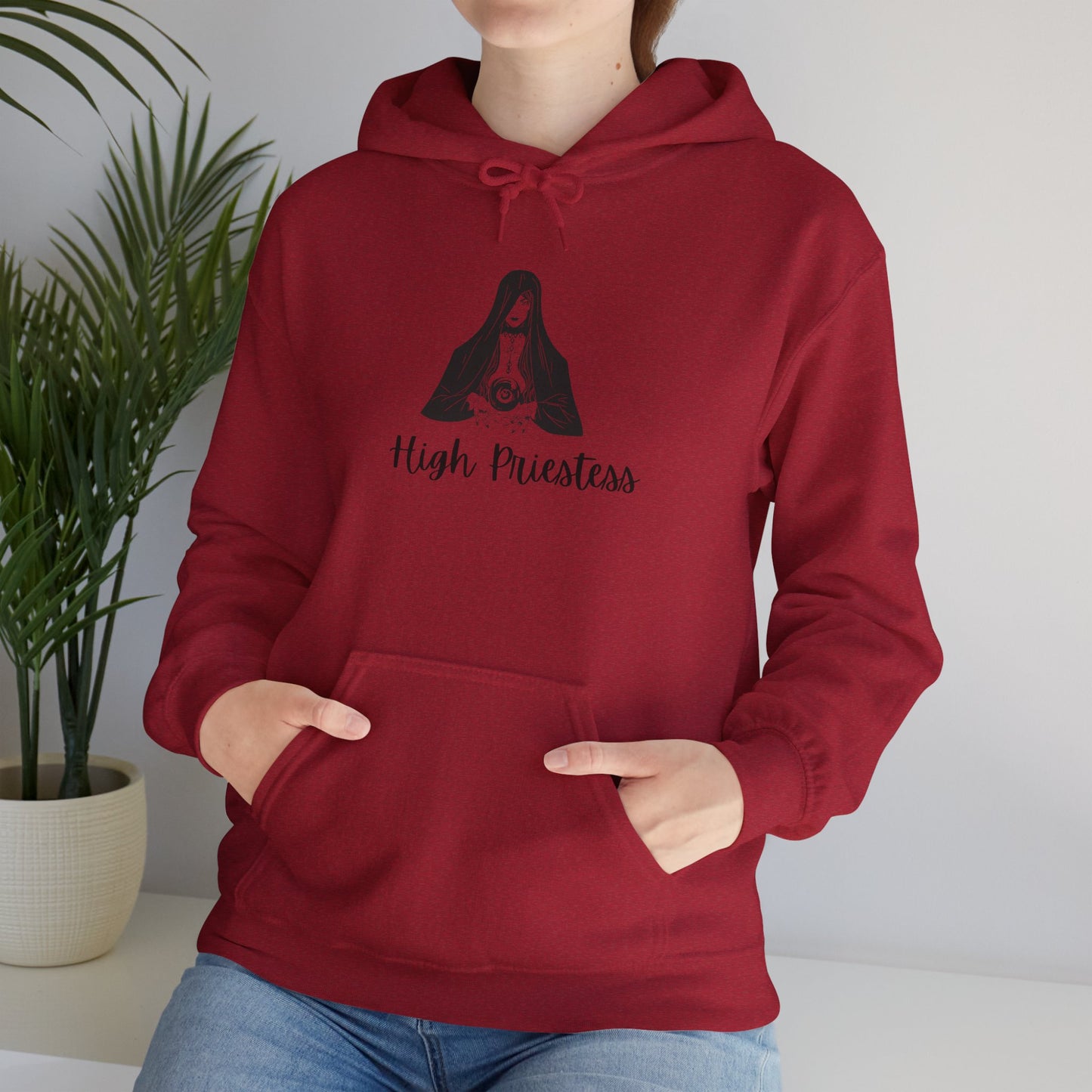 High Priestess Unisex Hoodie Spiritual & Mystical Sweatshirt Pullover Hoodie