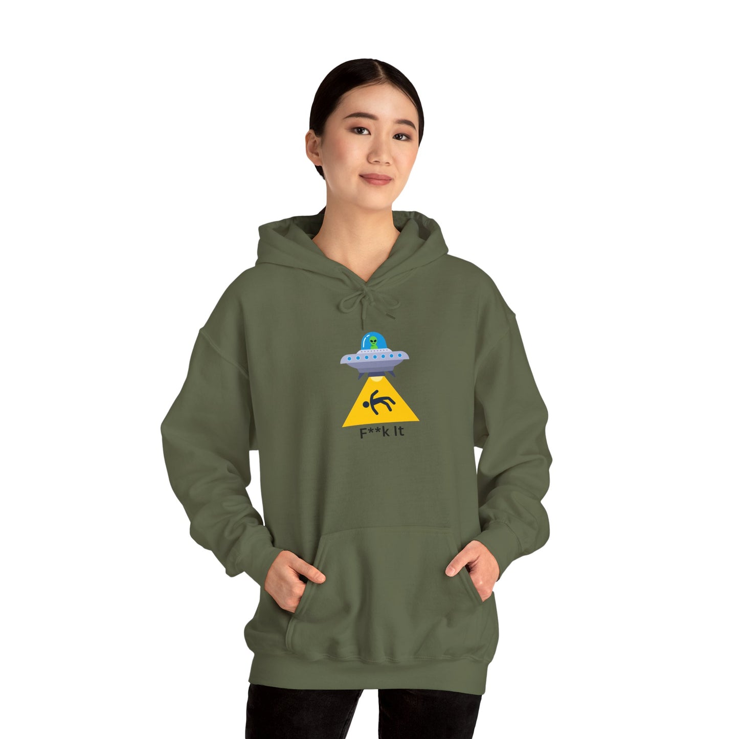 Alien Hoodie Sweater Hooded Sweatshirt Unisex Heavy Blend Pullover