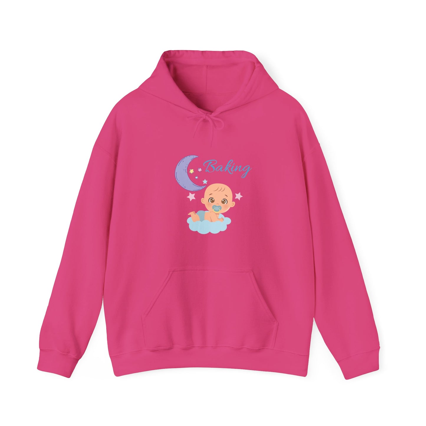Baking Unisex Heavy Blend Hooded Sweatshirt Pregnancy Pullover Sweater Pregnancy Announcement Baby Bump