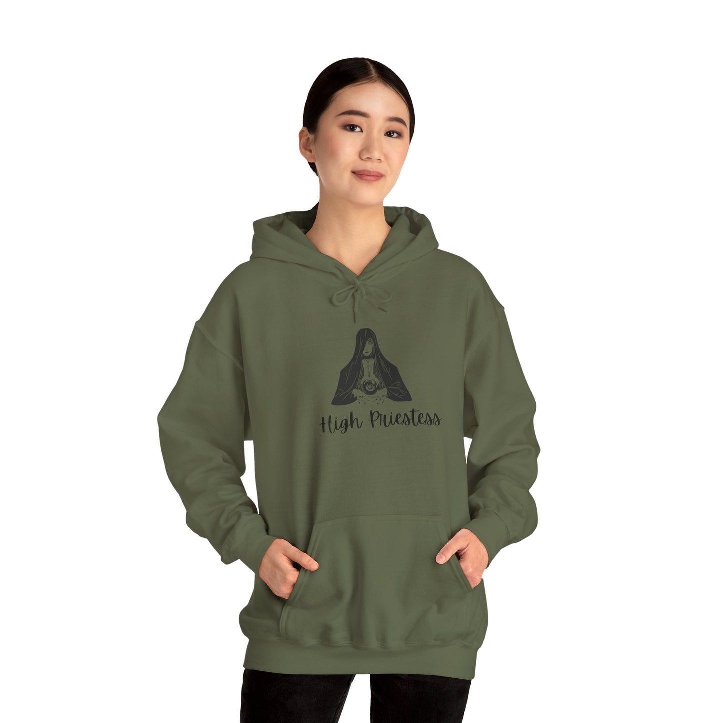 High Priestess Unisex Hoodie Spiritual & Mystical Sweatshirt Pullover Hoodie
