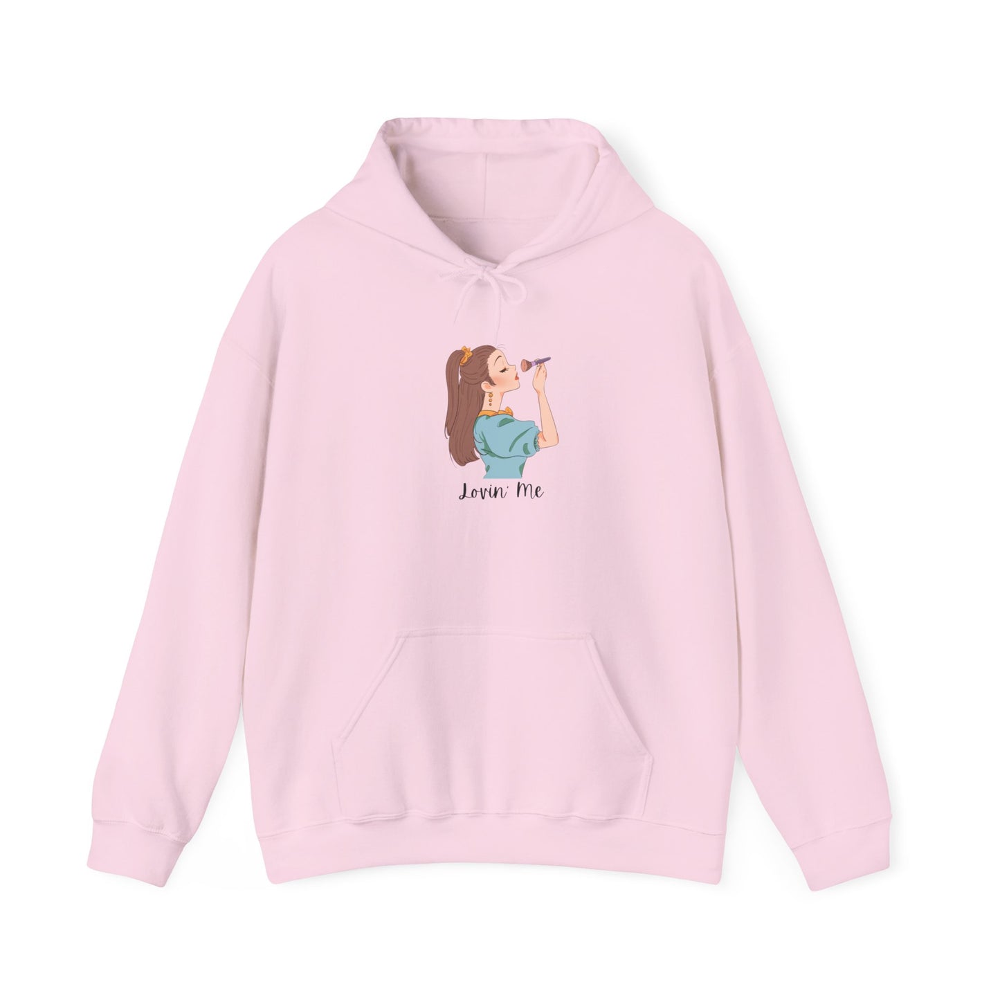 Loving Me Hooded Sweatshirt - Unisex Heavy Blend Sweater Pullover Winter Clothes
