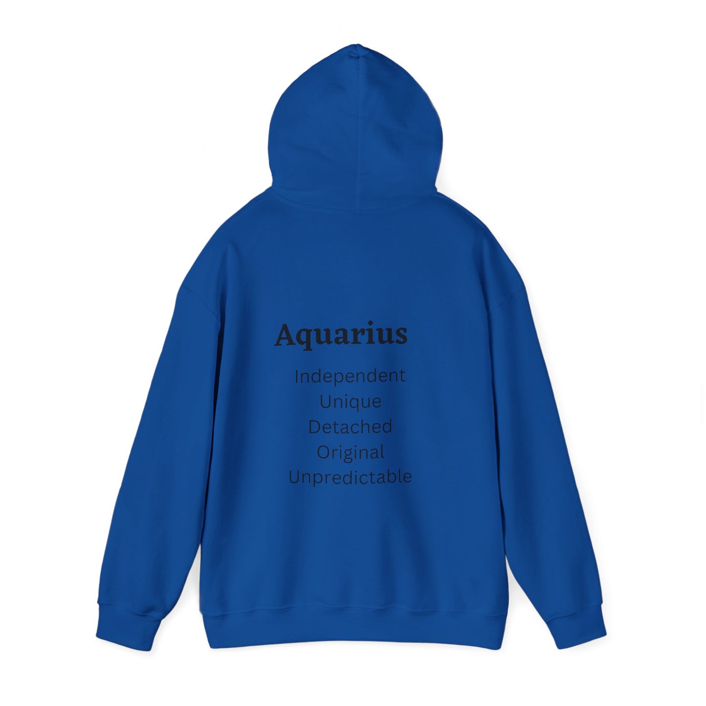 Aquarius Zodiac Astrology With Traits Unisex Heavy Blend Hooded Sweatshirt Zodiac Shirt Astrology Shirt Pullover Hoodie