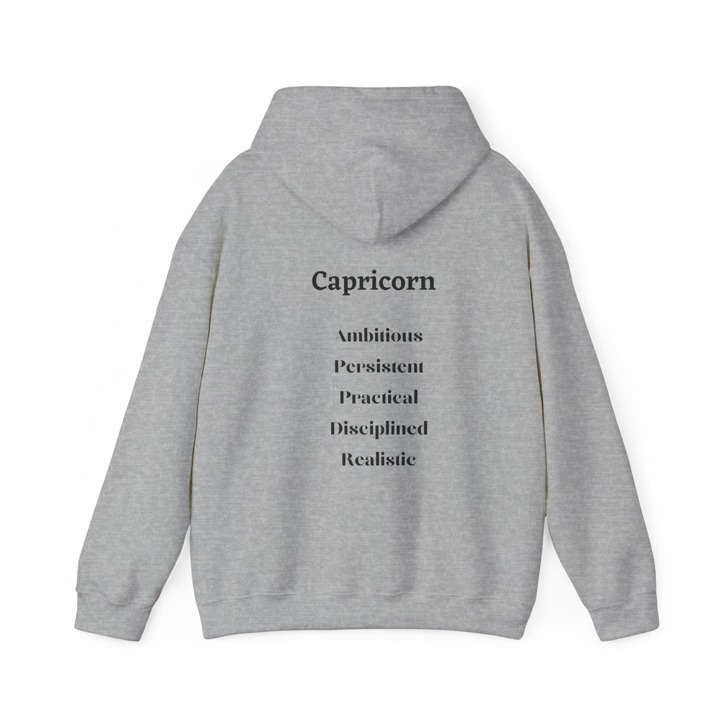 Capricorn Zodiac Astrology With Traits Unisex Heavy Blend Hooded Sweatshirt Pullover Hoodie Sweater