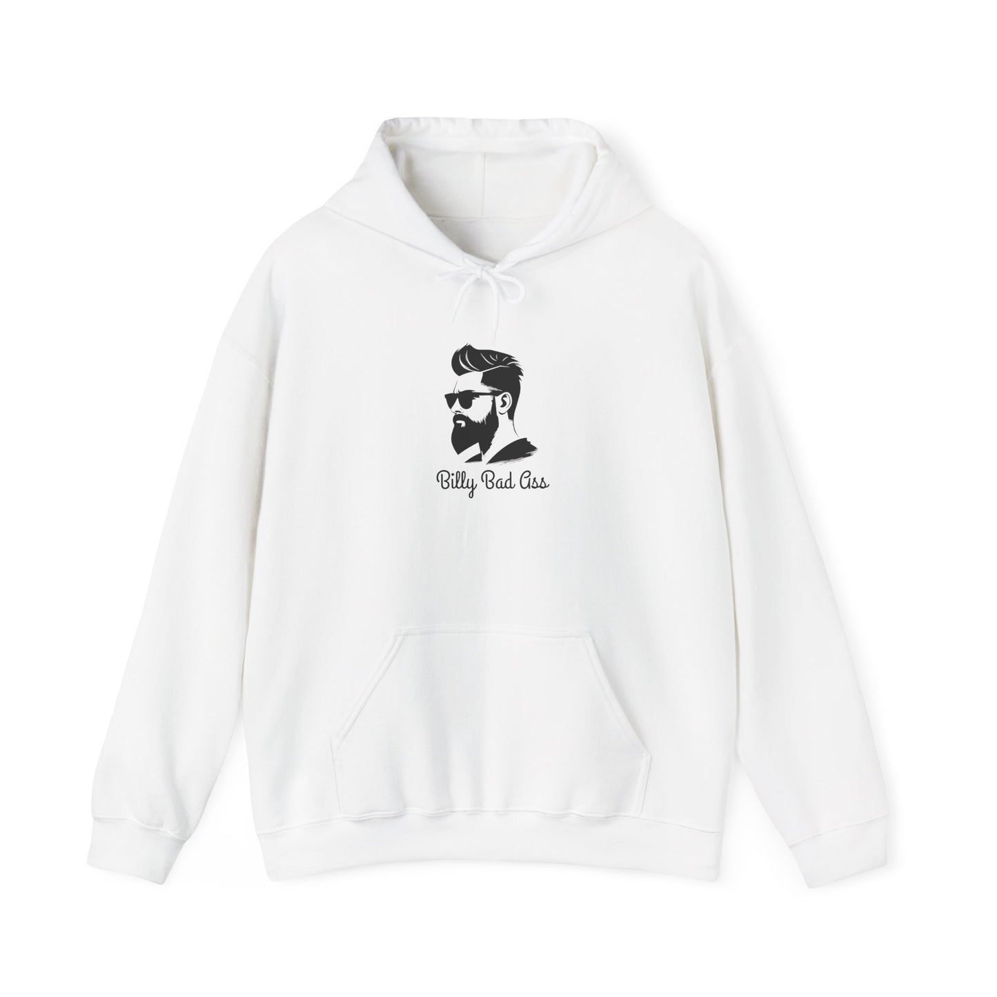 Billy Bad Ass Hoodie Unisex Heavy Blend™ Hooded Sweatshirt Tough Guy Macho Man Strong Man Pullover Sweater Pullover Sweater
