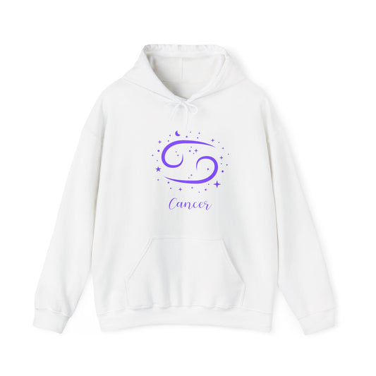 Cancer Zodiac Astrology With Traits Unisex Heavy Blend Hooded Sweatshirt Birth Chart Birth Stone