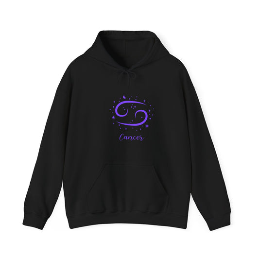 Cancer Zodiac Unisex Heavy Blend Hooded Sweatshirt Astrology June July August Birthday Pullover Hoodie Sweater