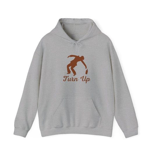 Turn Up Unisex Heavy Blend Hooded Sweatshirt Drinking Party Booze Party Shirt Drinking Shirt Party Animal Beer Alcohol Pullover Sweater