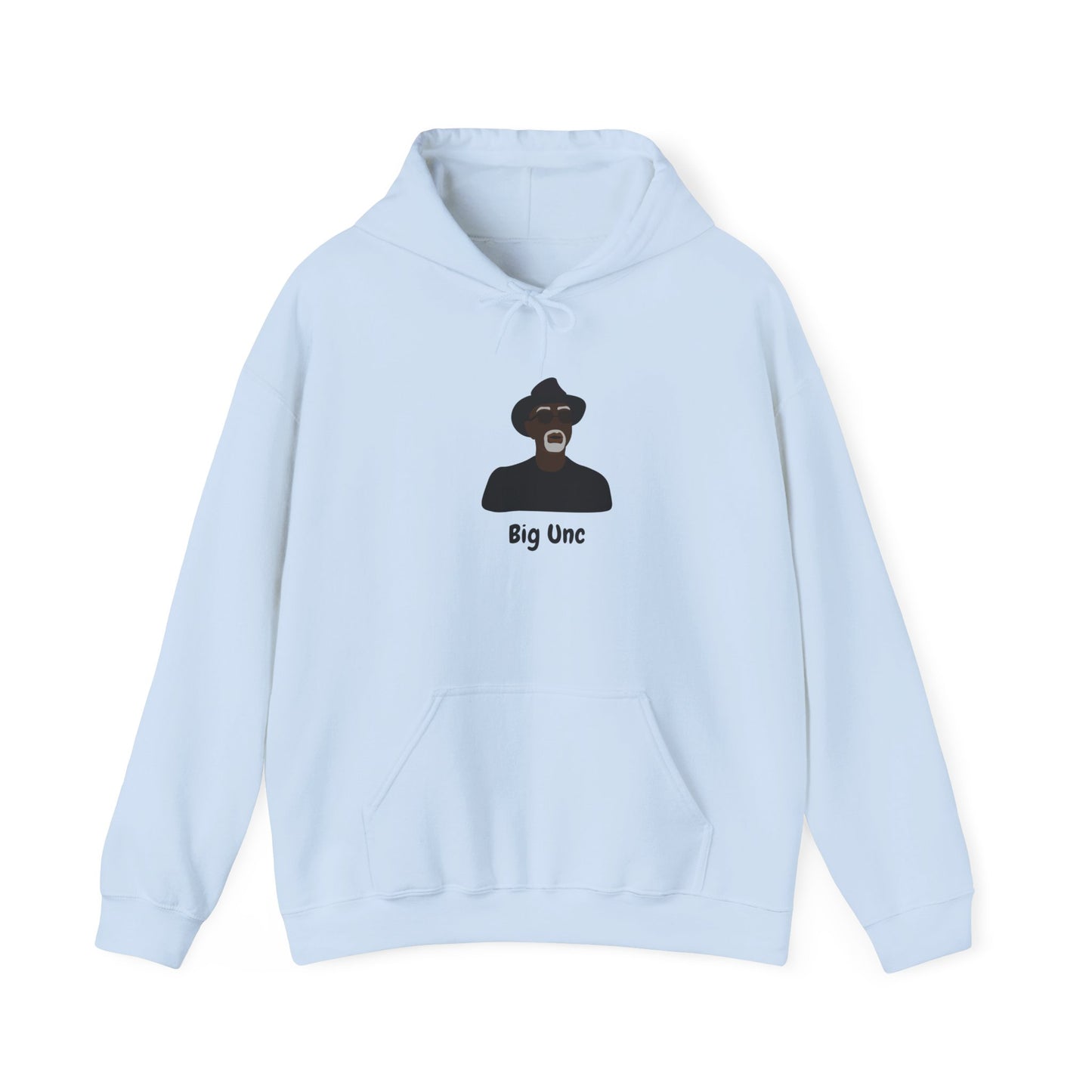 Big Unc Hoodie Unisex Heavy Blend™ Hooded Sweatshirt Big Uncle Slang African American Black Man Older Man Pullover Sweatshirt Hoodie