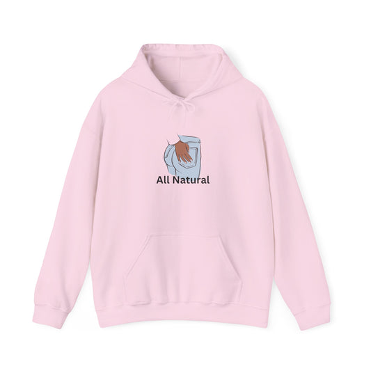 All Natural Hoodie Unisex Heavy Blend™ Hooded Sweatshirt No BBL No Fake Butt Home Grown Ass Pullover Sweater