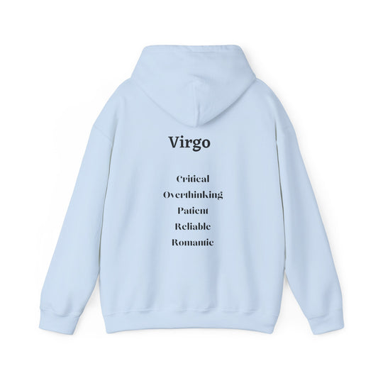 Virgo Zodiac Astrology With Traits Unisex Heavy Blend Hooded Sweatshirt