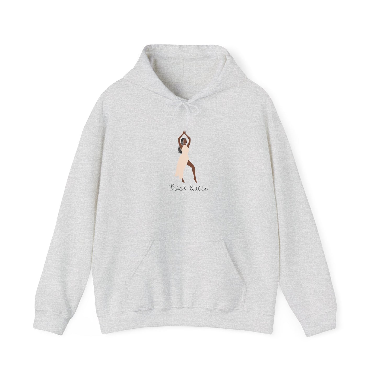 Black Queen Hoodie Unisex Heavy Blend™ Hooded Sweatshirt African American Woman Black Girl Black Woman Pullover Sweater